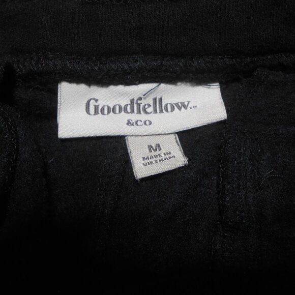 MEN'S SIZE M GOODFELLOW & CO. BLACK ACTIVEWEAR JOGGING SWEATPANTS w/ POCKETS 👨 - Picture 2 of 9